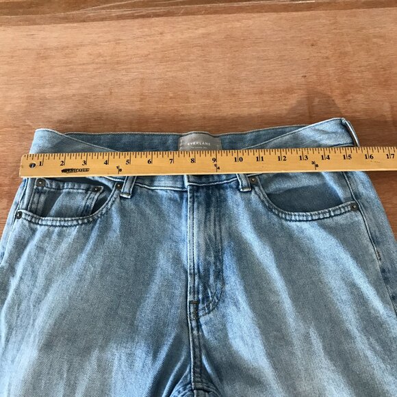 Everlane The Summer Jean Men 29x30 Blue Mid Rise Medium Wash Stretch 17096 - Picture 6 of 13